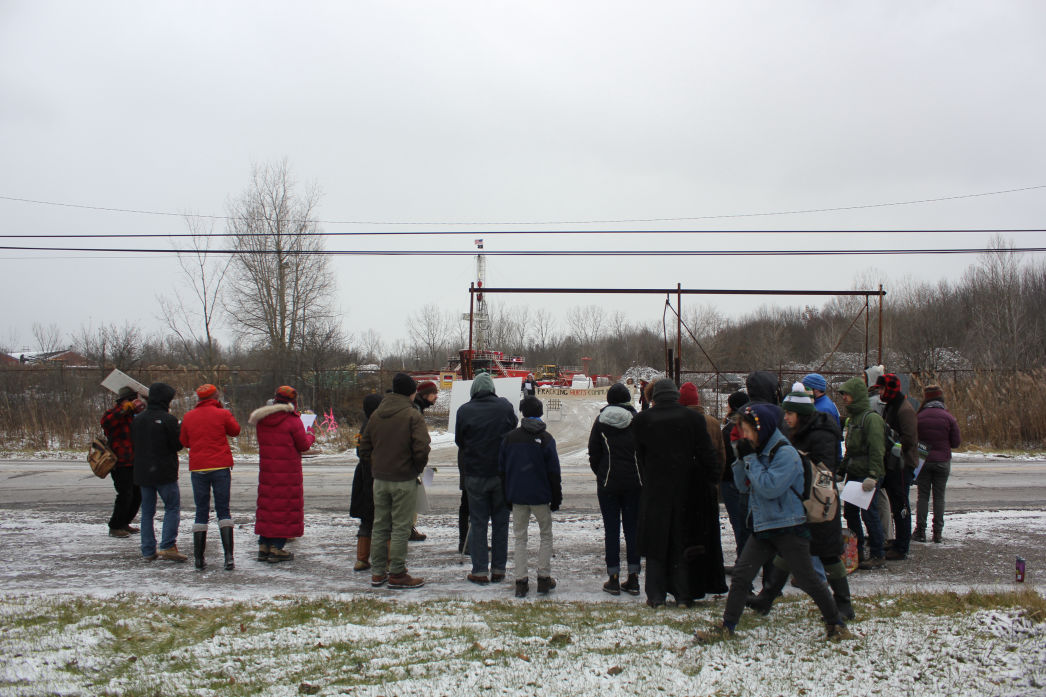 Protest At AWMS Injection Well pic