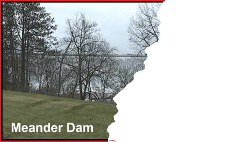 Meander Dam Damage pic