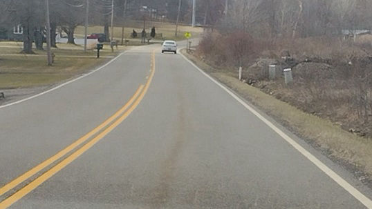 pic Orange Line In The Road