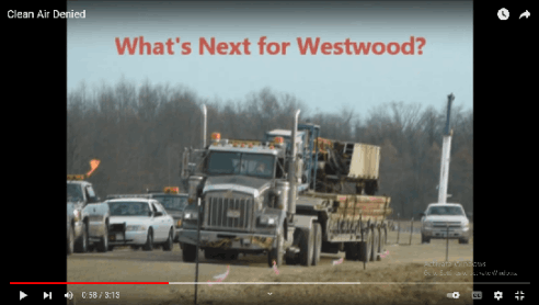 Fracking Drill Rig On The Move pic